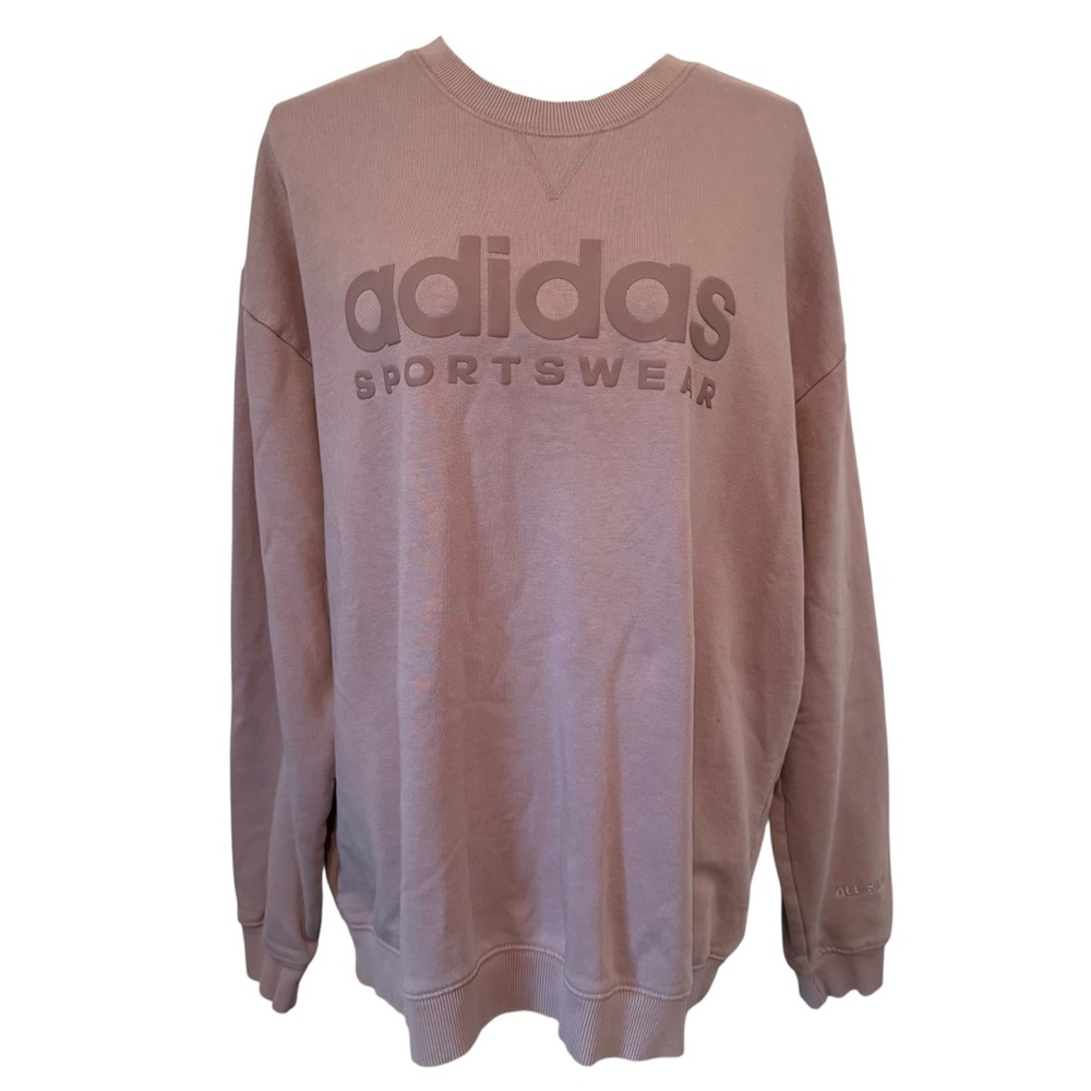 Adidas All SZN Fleece Graphic Sweatshirt Large